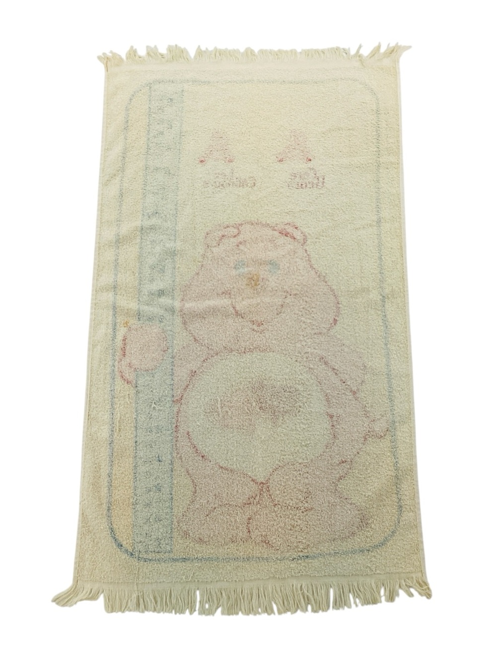 🐵 Vintage Care Bears Cheer Bear Graphic Beach Towel - Picture 3 of 9
